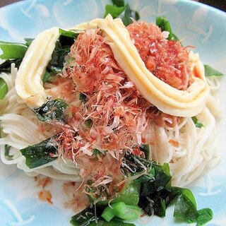 納豆マヨそうめん